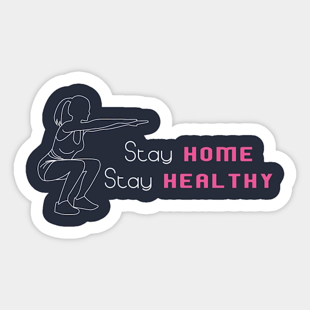 Stay Home Stay Health Sticker by AFA STORE